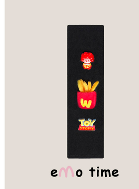 emo原创TOY麦麦黑色汽车安全带肩套车载内饰品护肩防磨损通用款