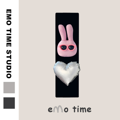 emo 原创摇滚粉兔兔汽车安全带可爱车载饰品个性护肩套防磨损通用