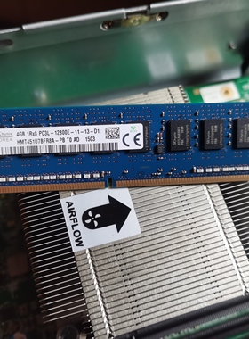 Dell NX3600和FS8600服务器内存SK 4GB内存条，1Rx8，PC3L-12800E