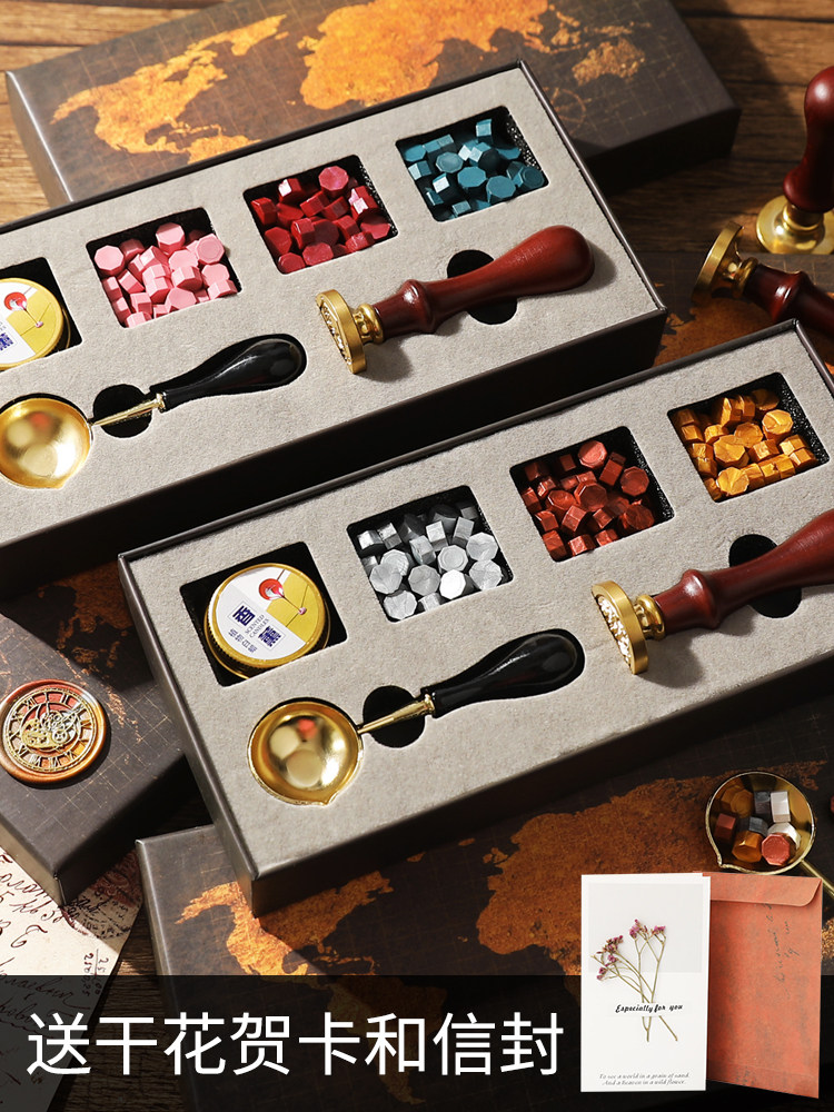 采购产品欧洲覆古火漆印章印章，信印章蜡邮票，信祝福动漫图标礼