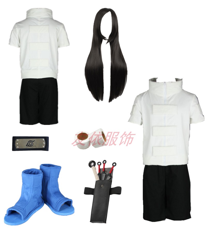动漫cos服上衣火影忍者日向宁次