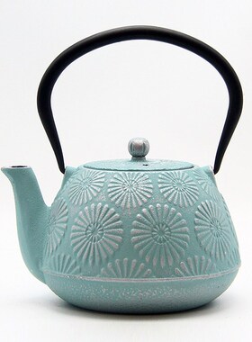 复古中式样板间茶室艺术感装饰品意境摆件日式仿古手工Y铸铁提梁