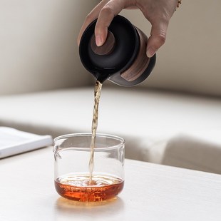 快客杯一壶t三杯便携式 旅行茶具套装 功夫茶盖碗户外高档家用办公