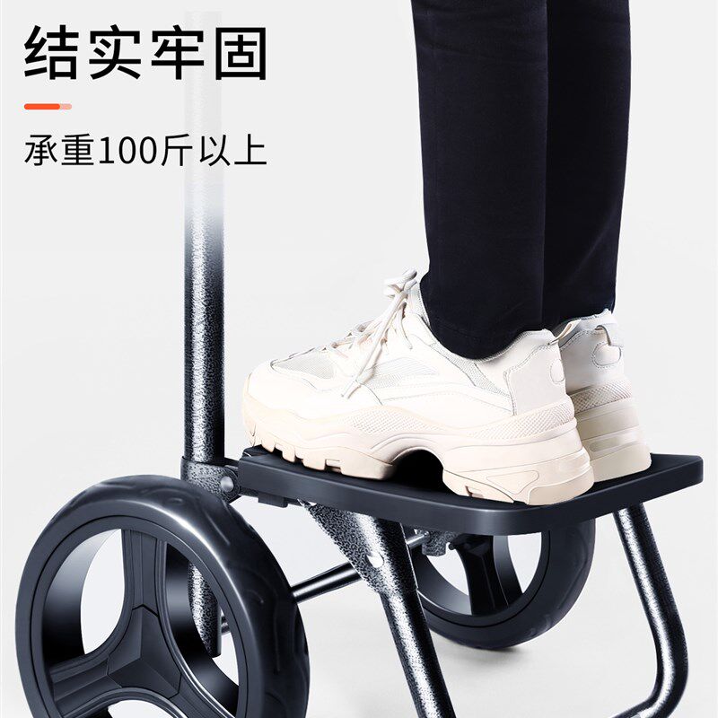买菜车小拉车家用折叠轻便布袋老C年人购物拉杆超轻手推车便携防
