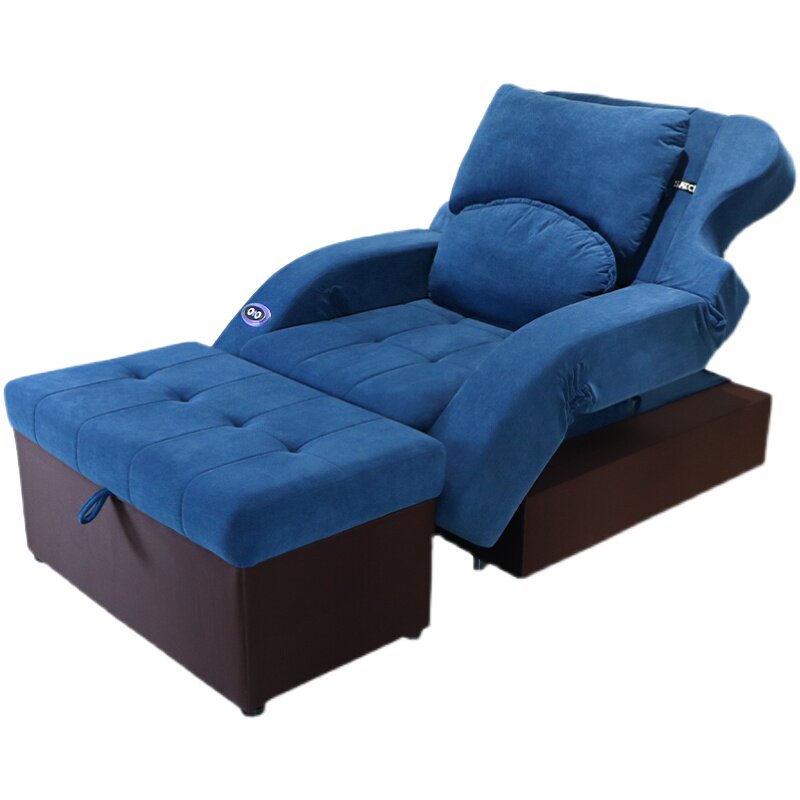 高档足疗足浴沙发电动泡脚洗脚沙D发床按摩沐足电机躺椅子采耳床