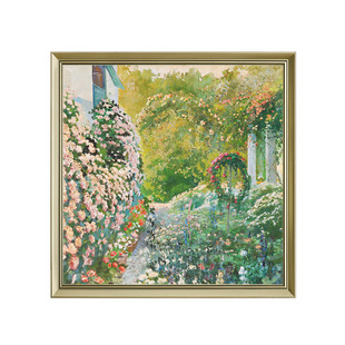二狗姑娘 奥利维k洛花园 欧式餐桌客厅餐厅花卉挂画装饰画墙壁画