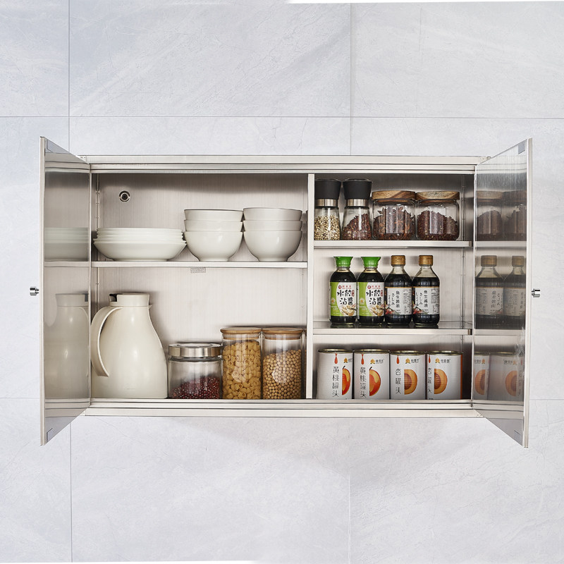 304柜b子碗柜家用厨房不锈钢储物整体橱柜置物壁挂挂墙式浴室吊柜,住宅家具,吊柜/壁柜,淘宝优惠券,粉丝福利购,淘宝优惠卷