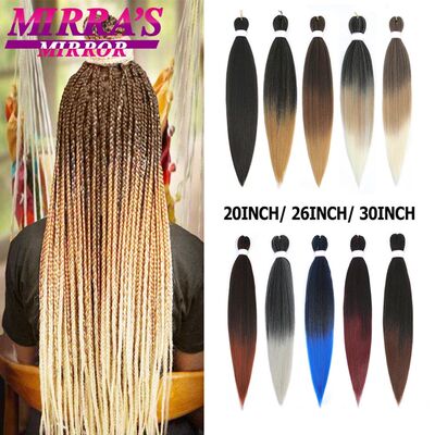 Pre Stretched Braiding Hair Ombre Jumbo Braids Hair Extensio