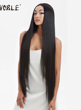 Noble Synthetic Lace Front Wigs For Women 38 Inch Straight W