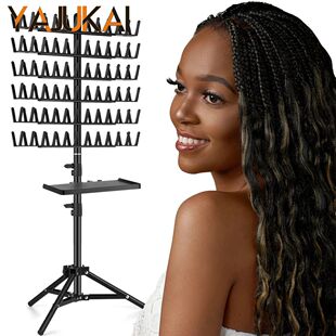 Wig Stand For Braiding Hair Faster Hair Braiding Rack With T