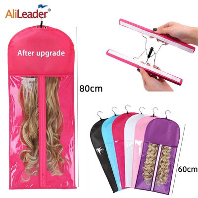 Long Wig Storage Bags With Hanger Non-Woven Hair Extension P