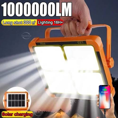 NEW 20000mAh Solar Rechargeable Camping Lantern High Power B
