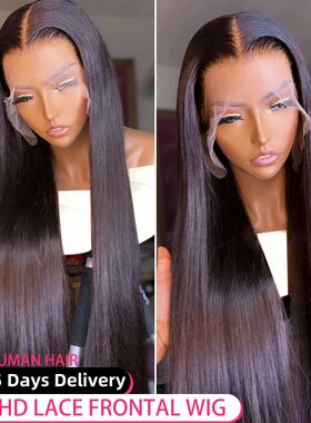 13x4 Bone Straight Lace Front Wig 13x6 Hd Transparent Brazil