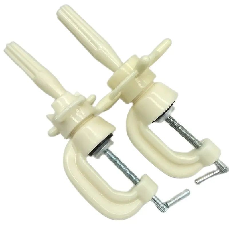 Adjustable Plastic Wig Stand for Mannequin Head with Desk/Ta