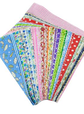 Ankara Fabric 50 PCS/Lot 10cmx12cm Stash Patchwork Fabric Bu
