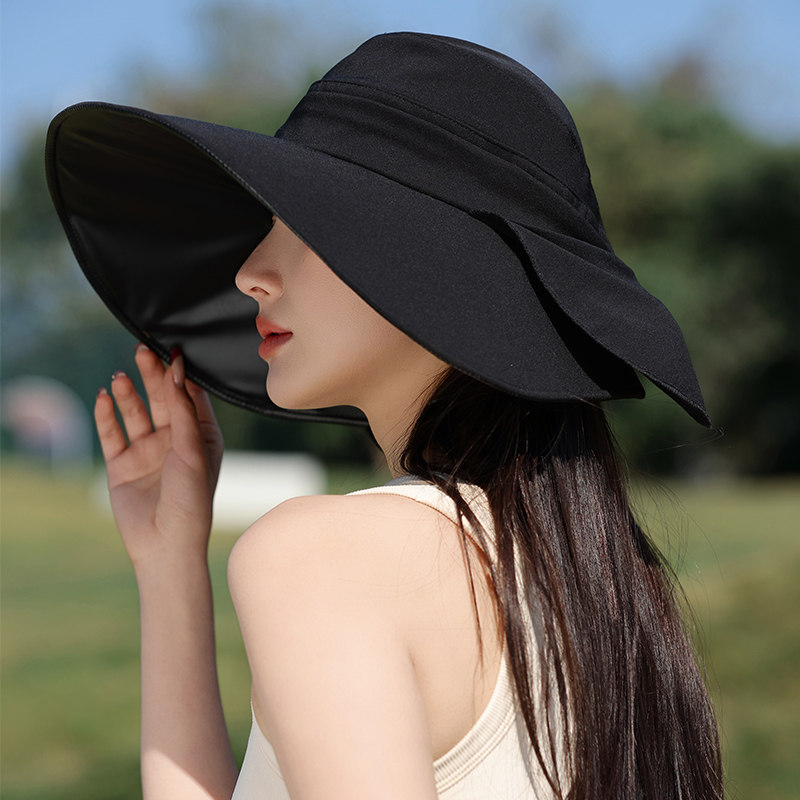 防晒帽子女士2025款夏季户外出游