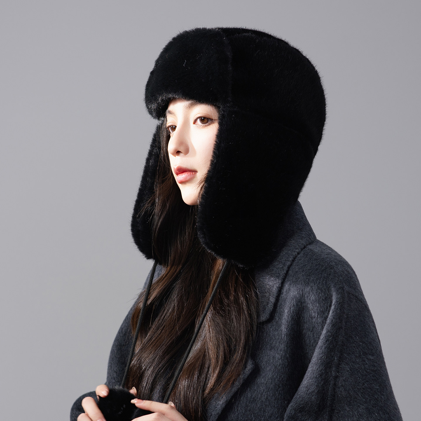 毛绒雷锋帽女2025款秋冬季加厚保暖护耳东北户外骑车防寒风棉帽子,服饰配件/皮带/帽子/围巾,帽子,淘宝优惠券,粉丝福利购,淘宝优惠卷