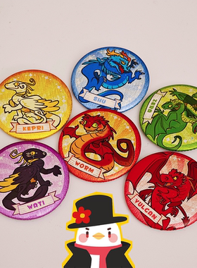 驯龙大师周边Dragon Masters  英语原版阅读 礼物 徽章 立牌 吧唧