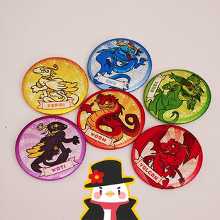 阅读 英语原版 礼物 徽章 吧唧 驯龙大师周边Dragon 立牌 Masters