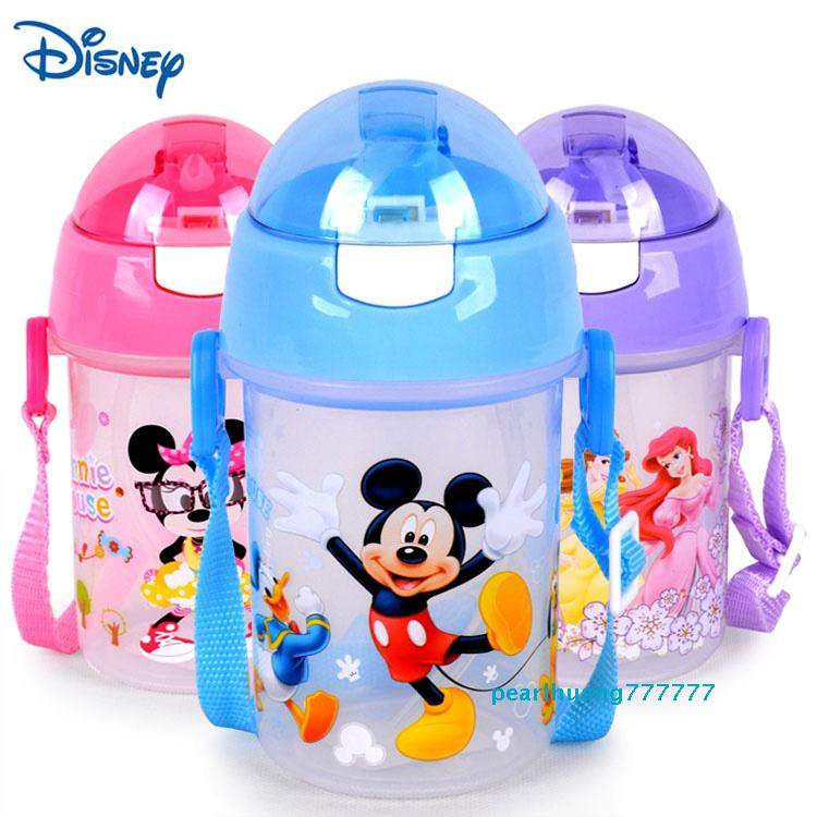 卡通风儿童水壶吸管杯2个包邮