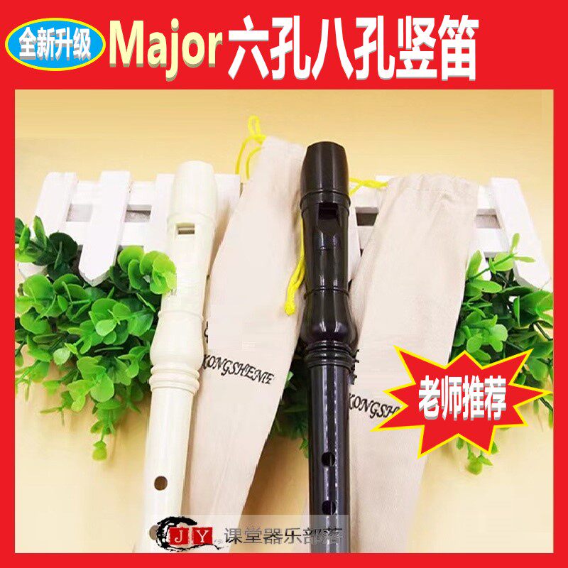 Major竖笛德式6六孔8八孔音乐课