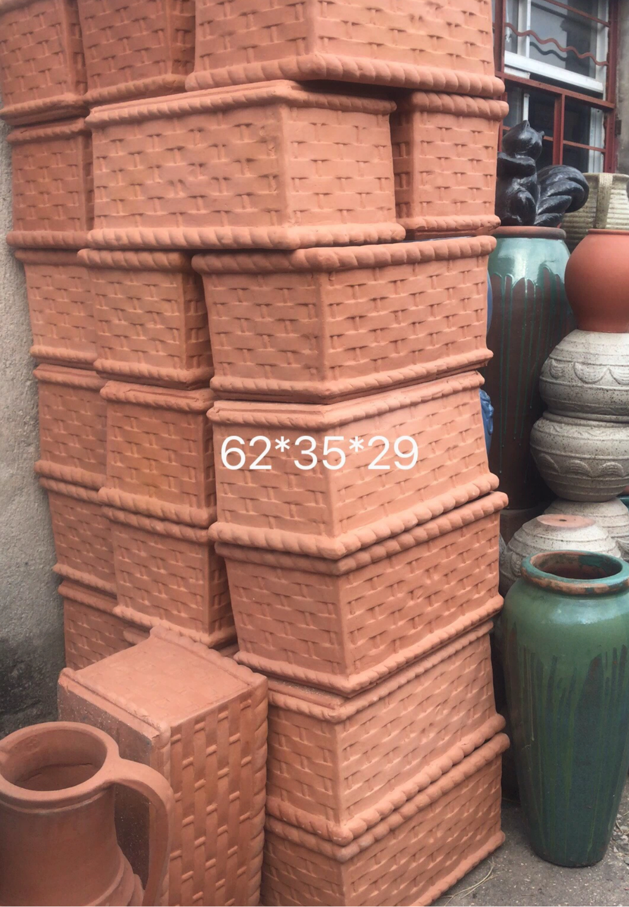 长方马槽 62*35*30 红陶花盆,鲜花速递/花卉仿真/绿植园艺,花盆,淘宝优惠券,粉丝福利购,淘宝优惠卷