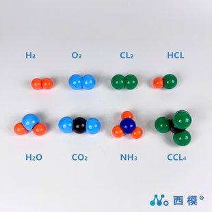 空间填充模型比例模型分子结构模型球球模型填充模型老师用学生用