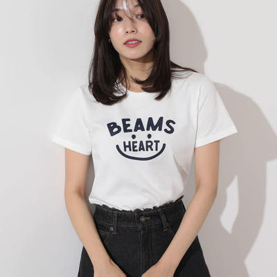beamsboy日系字母笑脸短袖tee