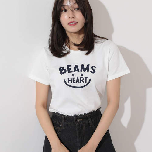 beamsboy日系字母笑脸短袖tee
