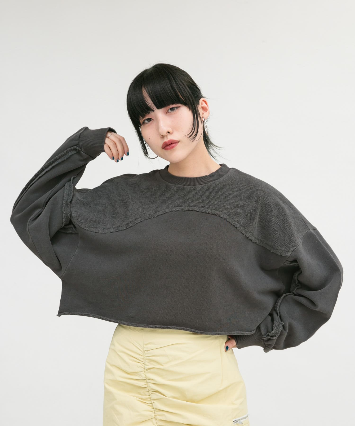 小众潮牌宽松落肩廓形高街套头衫