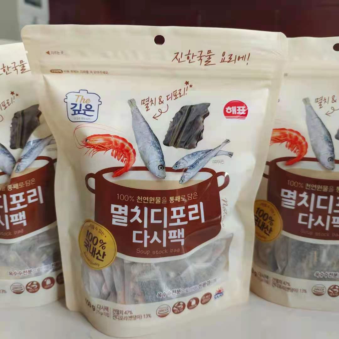 正宗韩汤料鳀鱼沙丁鱼昆布海带汤