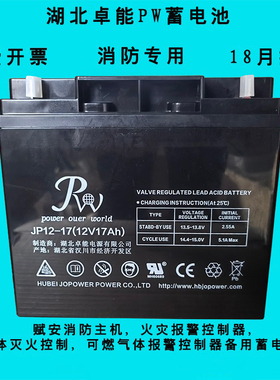深圳赋安消防主机FS5050/FS5060火灾报警控制器备用蓄电池12V17AH