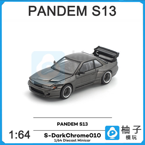1:64 拓意POPRACE PANDEM S13汽车静态摆件合金模型