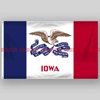 爱荷华州旗旗子定制旗帜定做