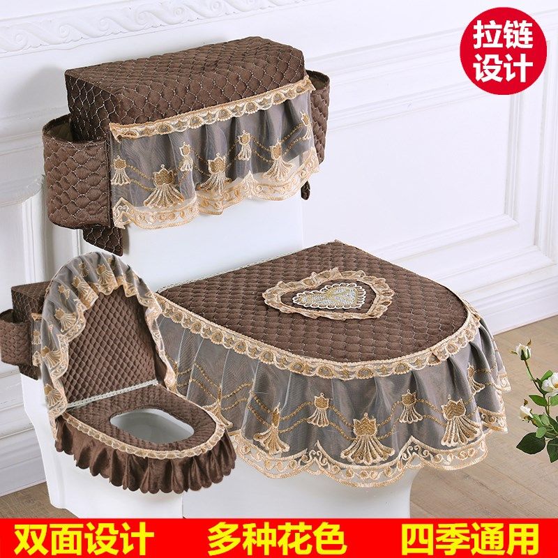 马桶坐垫网红坐便垫三件套通用防尘收纳水箱盖巾罩家用抑菌厕所垫,家庭/个人清洁工具,马桶套/马桶座圈,淘宝优惠券,粉丝福利购,淘宝优惠卷