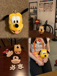 金靖同款可爱布鲁托卡通公仔零钱包硬币卡包钥匙耳机书包挂件饰品