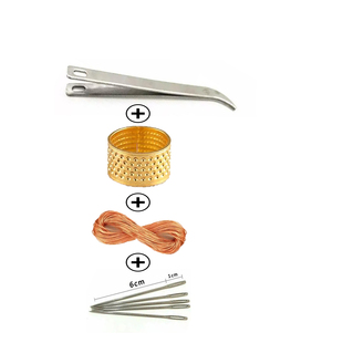 手工修鞋补鞋上鞋工具套装纳鞋底线带钩锥子针钩针配件盒装修鞋线