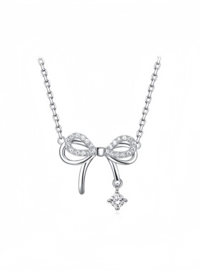 【鞠婧祎同款】甜美风蝴蝶结项链