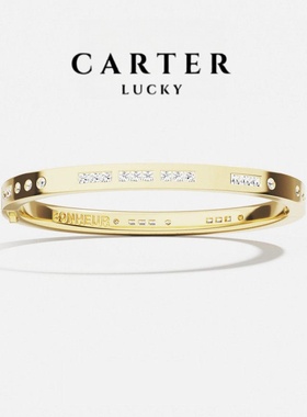 摩斯密码S925镀金手镯送女友