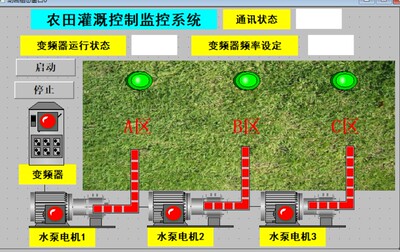 农田灌溉西门子S71200PLC和MCGS7.7昆仑通泰触摸屏博途15程序代做