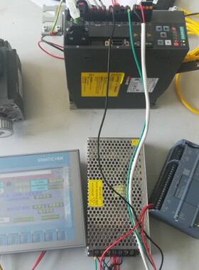 西门子1200PLC和KTP700触摸屏控制西门子V90伺服电机例子程序代做