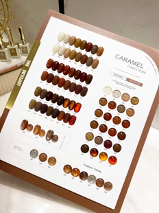 洛菲琳安拉多红30色可可栗棕36色焦糖咖色甲油胶复古红梨美甲店