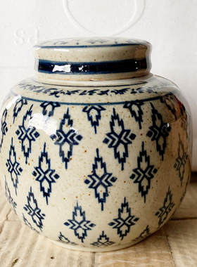 侘寂风仿古复古做旧小花瓶中式陶罐陶瓷花器客厅插花摆件装饰品