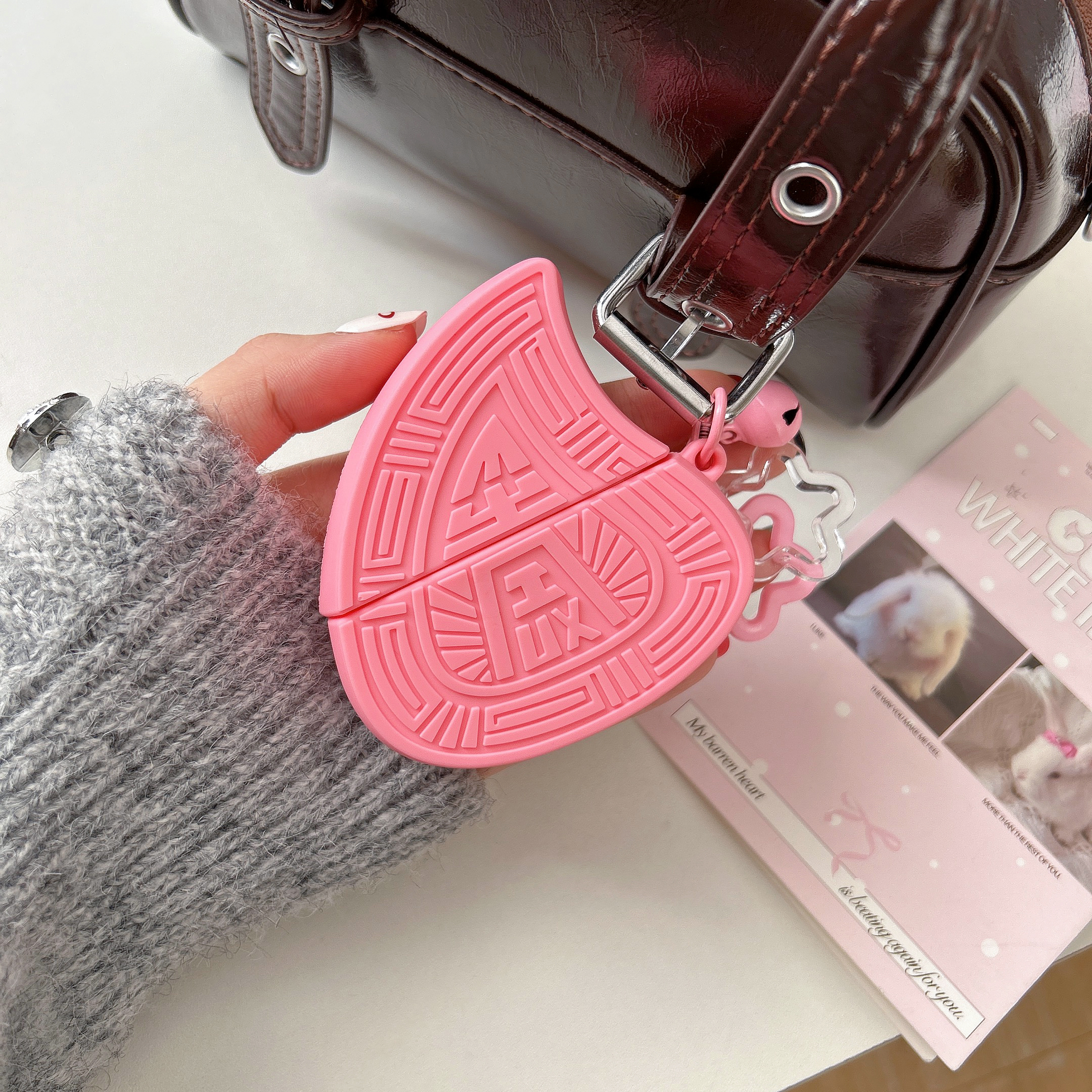 潮汕红桃粿airpods保护套airpod3苹果pro耳机壳二代无线蓝牙第三代pods1适用可爱aipods2代硅胶四代5盒4仓