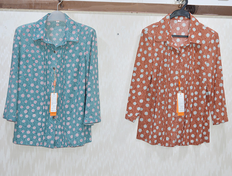 2019 summer new pattern Jeddah Middle and old age Women's wear 618-2 shirt Mom outfit grandma fashion jacketin the Women's clothing/Boutique , Middle-aged women  category - from Buy2taobao.com to provide professional Taobao agent buy service