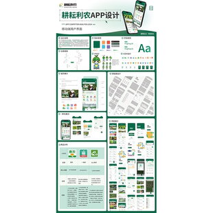 原创智慧农业app界面ui设计高保真原型展板即时设计源文件含交互