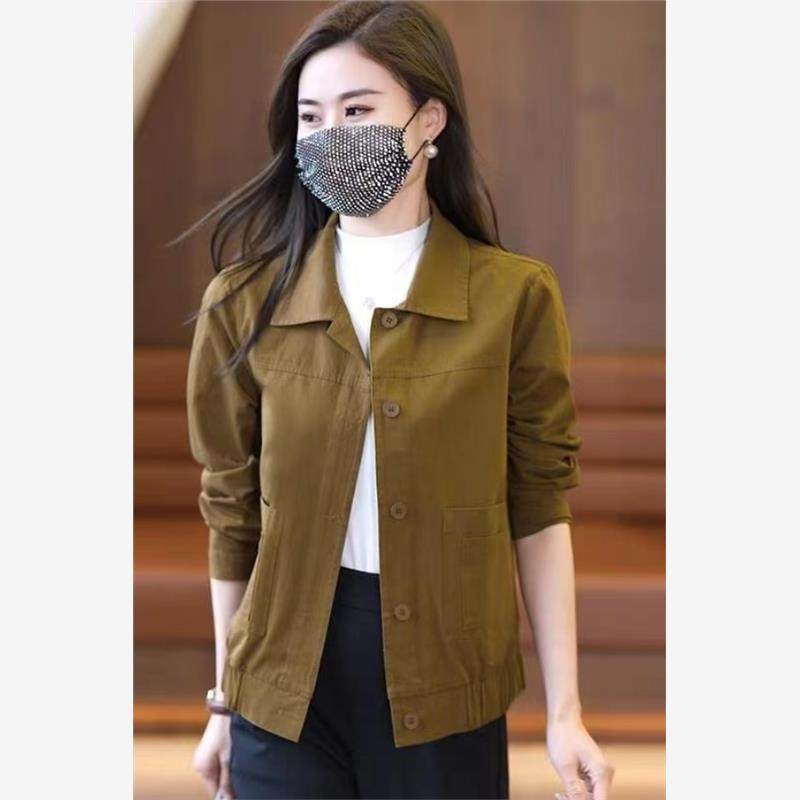 妈妈春装外套薄款中年女春秋风衣2024新款夏装中老年短款洋气上衣
