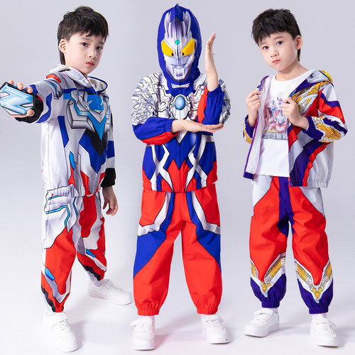 Ultraman奥特曼春装儿童发光套装
