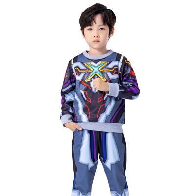 Ultraman奥特曼男童帅气套装加绒