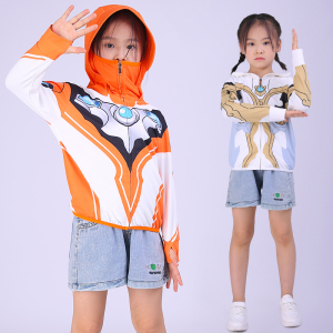 奥特曼女童防晒衣儿童夏季外套2026新款冰丝透气轻薄皮肤衣空调衫